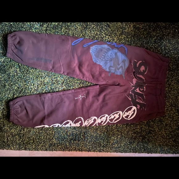 Cactus jack sweatpants by travis scott. - Picture 3 of 9
